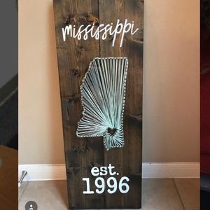 Mississippi string art